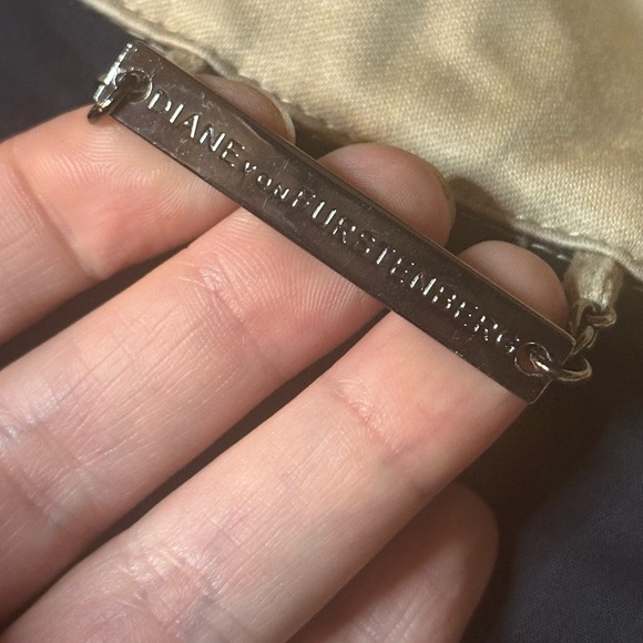 DIANE VON FURSTENBERG BOGART TRENCH COAT DOUBLE BREASTED %100 COTTON Size 6 - Picture 7 of 10